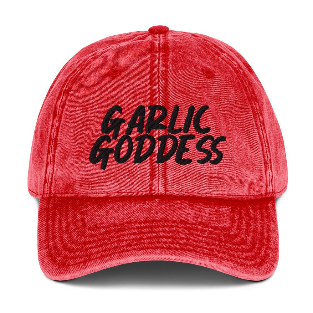 Garlic Goddess Vintage Dad Hat - ninanush