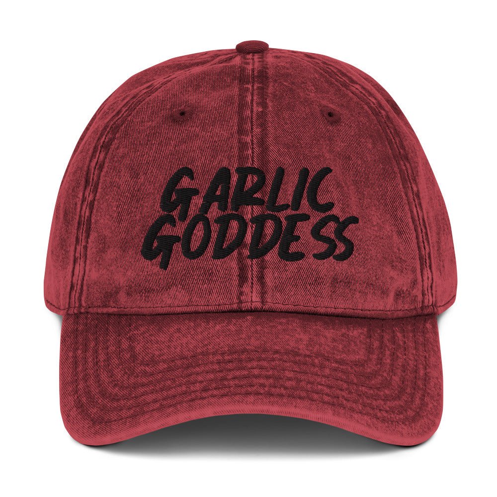 Garlic Goddess Vintage Dad Hat - ninanush