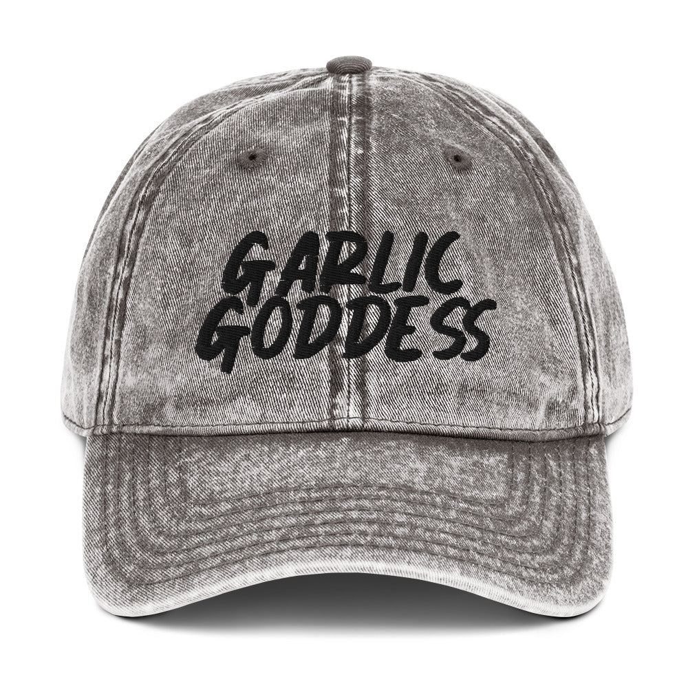 Garlic Goddess Vintage Dad Hat - ninanush