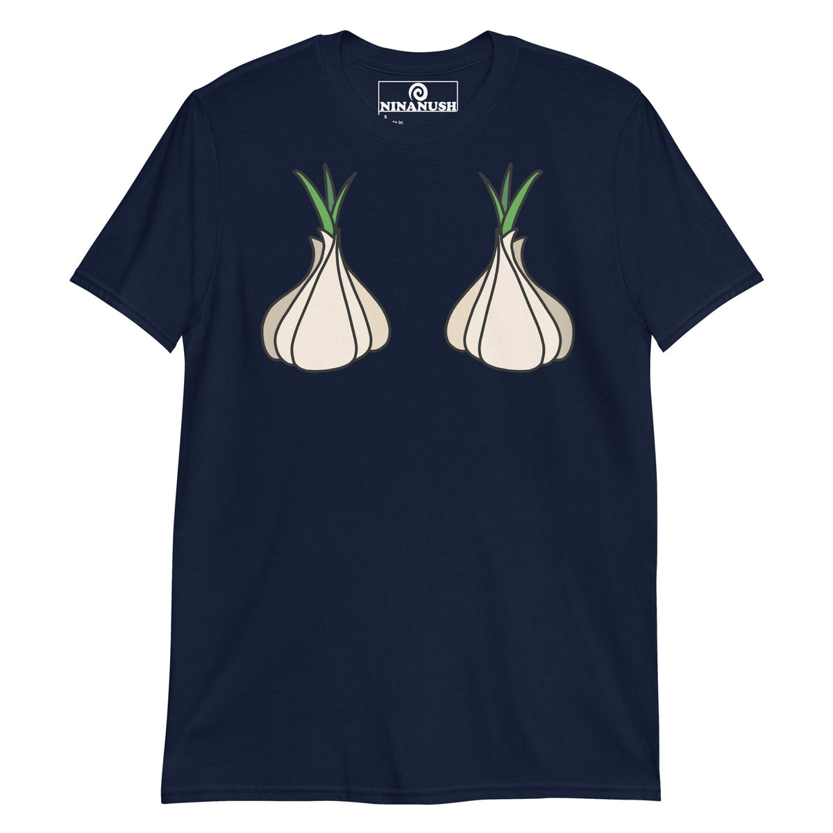 Garlic Head Boobs T-Shirt - ninanush