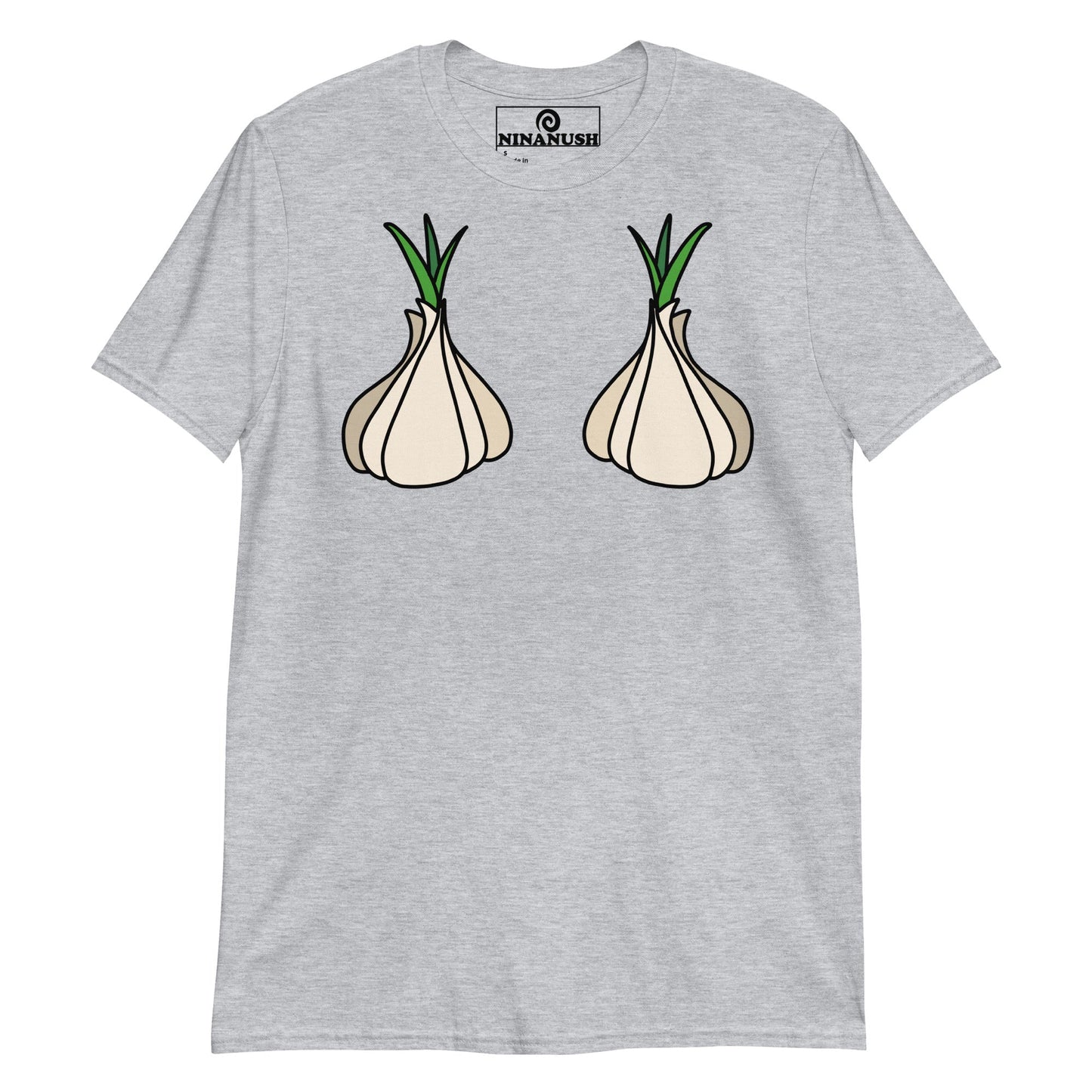 Garlic Head Boobs T-Shirt - ninanush