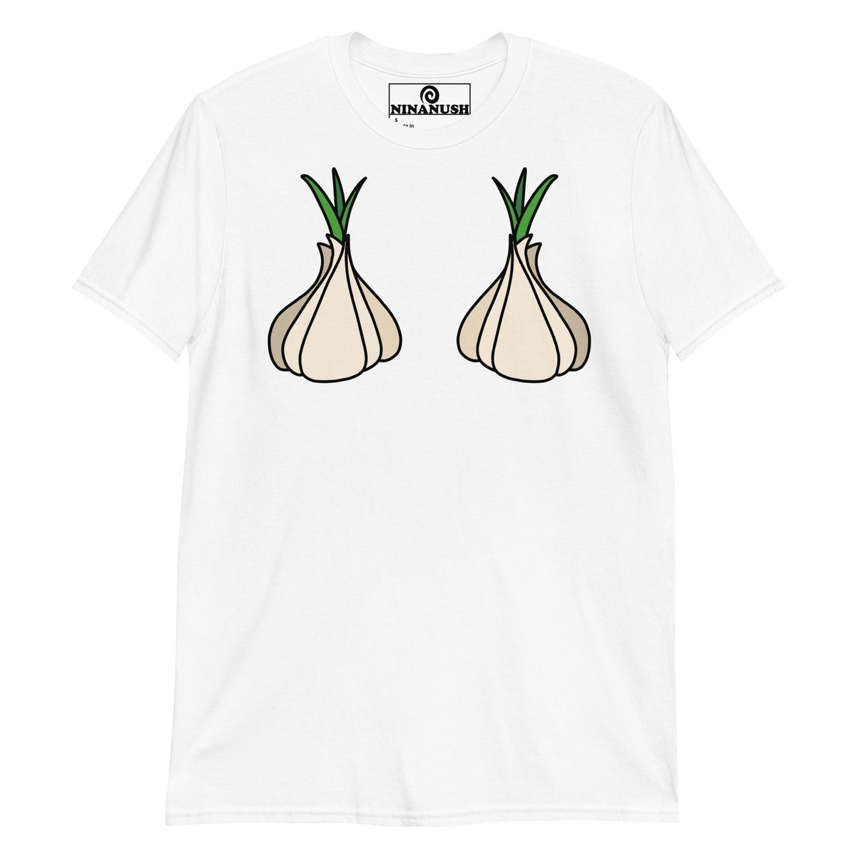 Garlic Head Boobs T-Shirt - ninanush