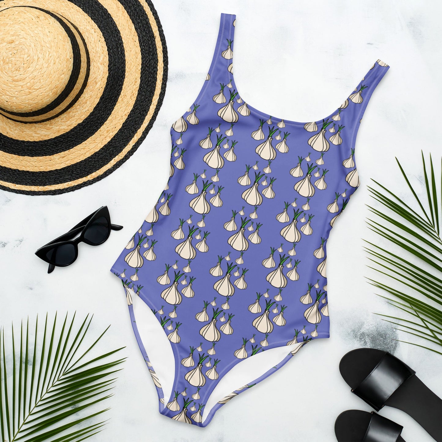 Garlic Heads One-Piece Swimsuit - ninanush