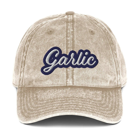 Garlic Vintage Dad Hat - ninanush