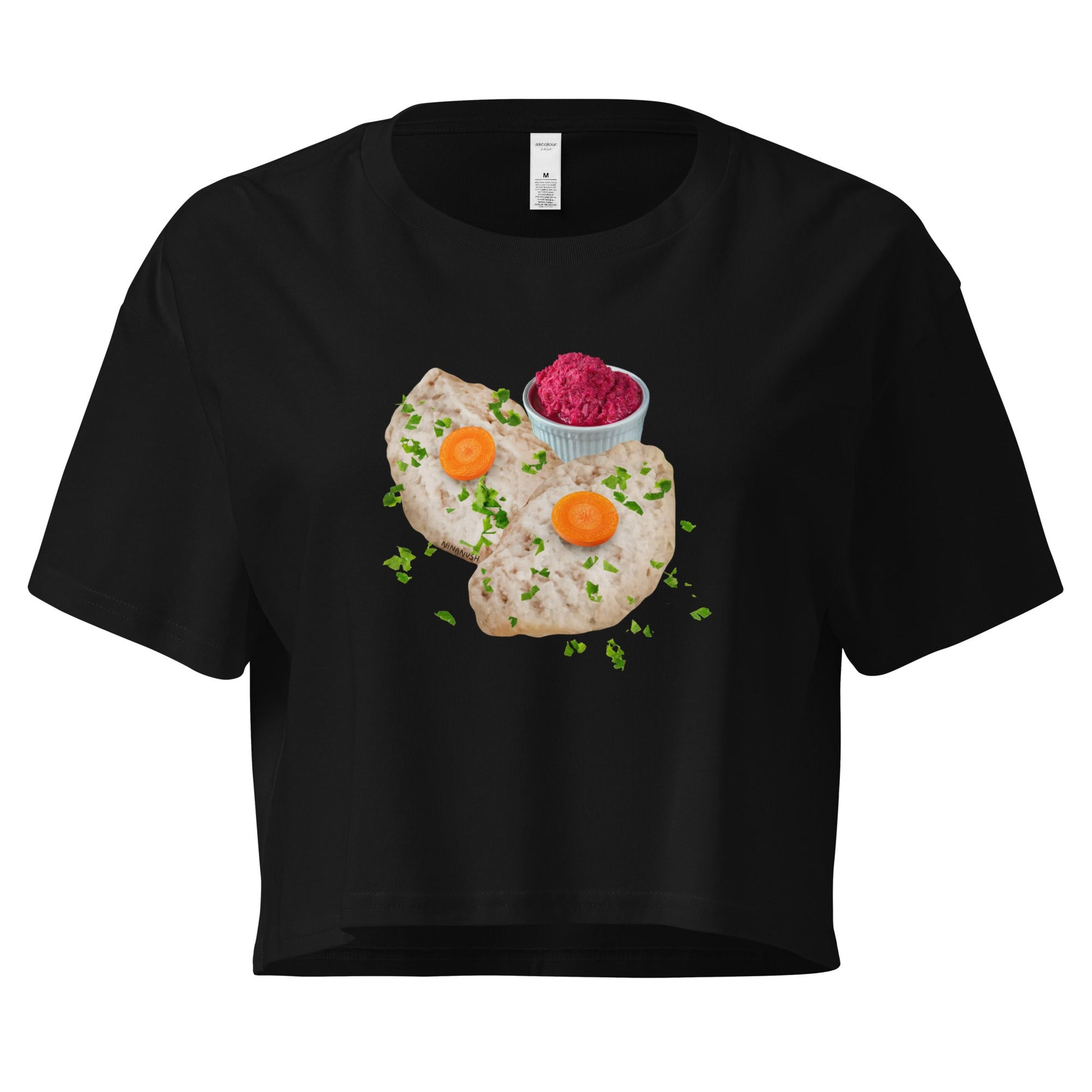 Gefilte Fish Crop Tee - ninanush