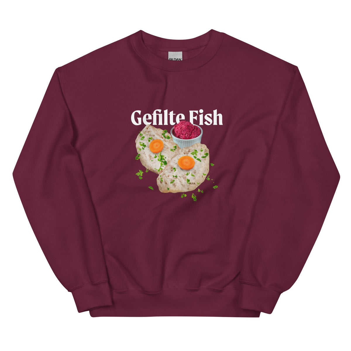 Gefilte Fish Design Sweatshirt - ninanush