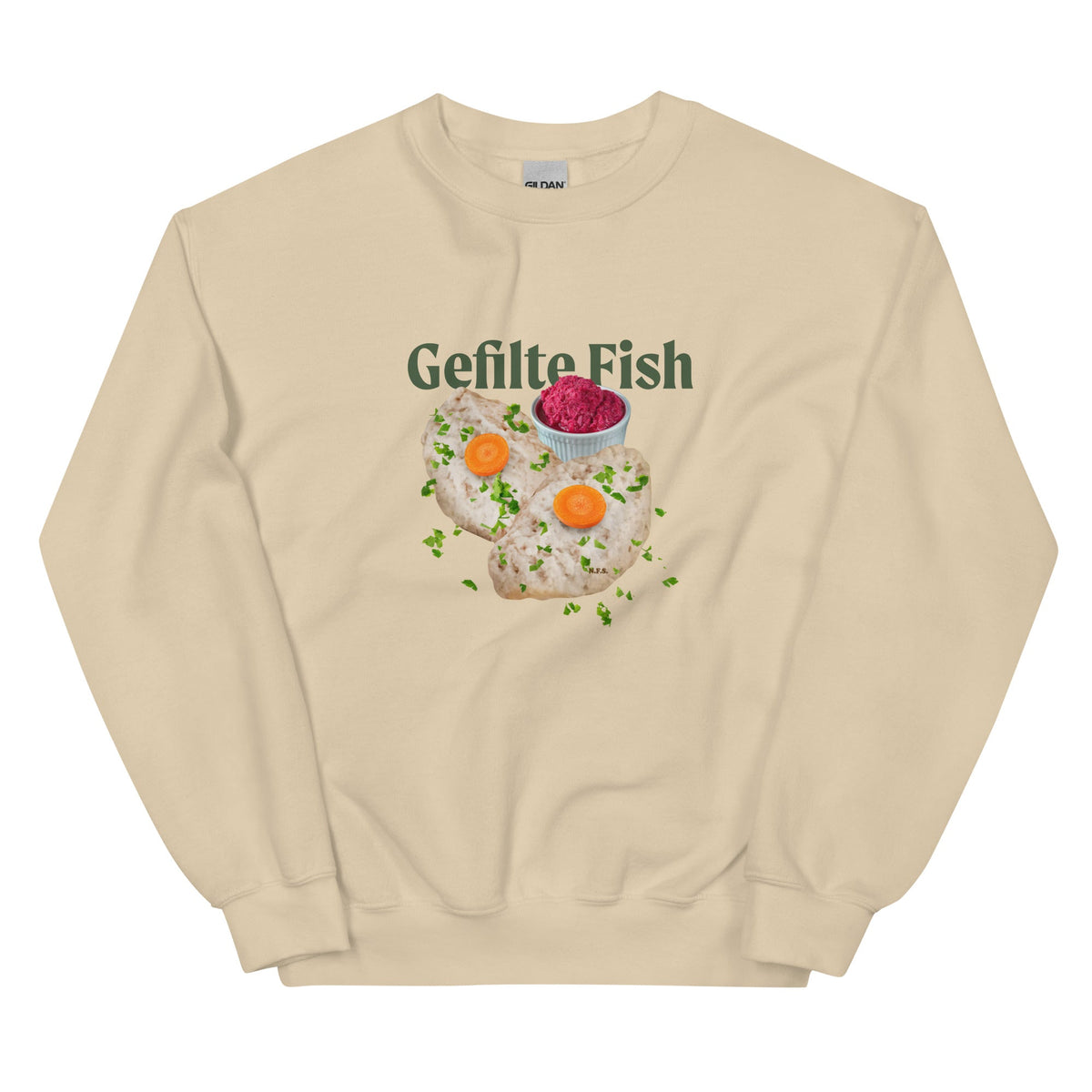 Gefilte Fish Design Sweatshirt - ninanush