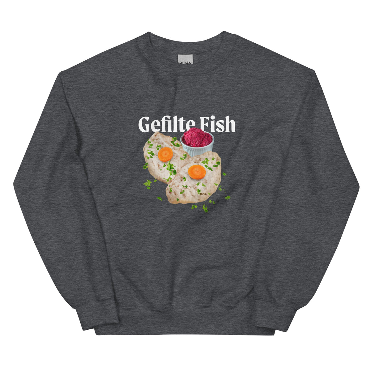 Gefilte Fish Design Sweatshirt - ninanush