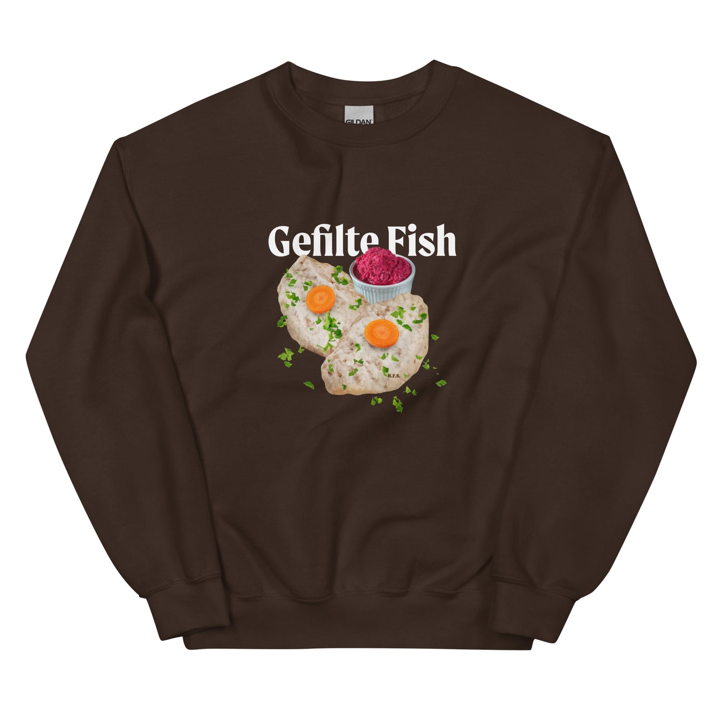 Gefilte Fish Design Sweatshirt - ninanush