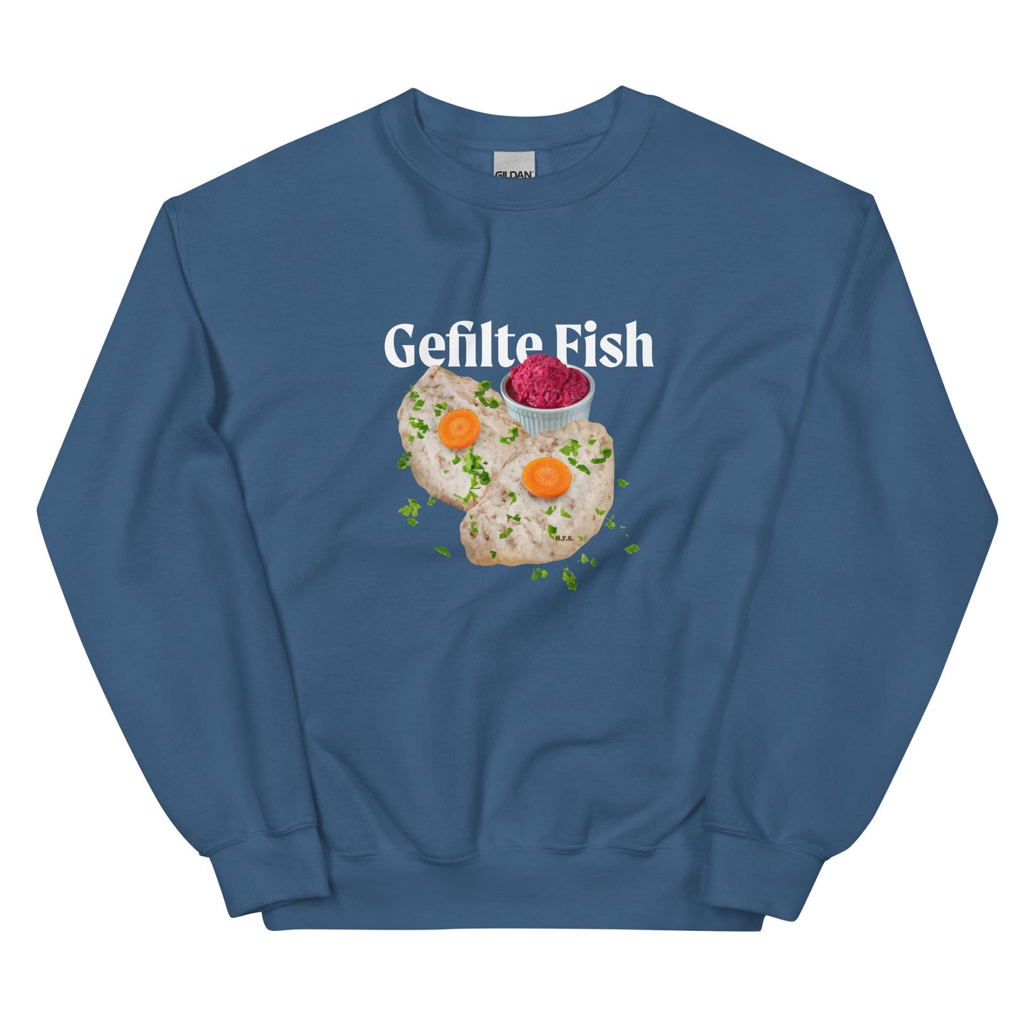 Gefilte Fish Design Sweatshirt - ninanush