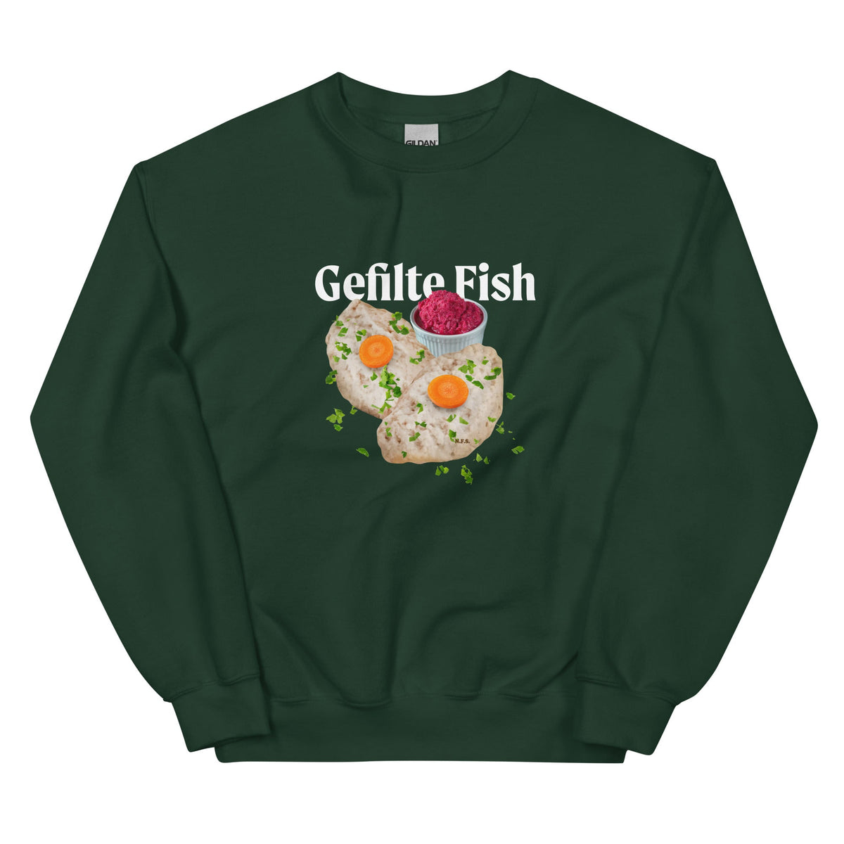Gefilte Fish Design Sweatshirt - ninanush