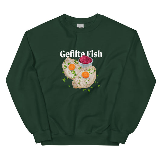 Gefilte Fish Design Sweatshirt - ninanush