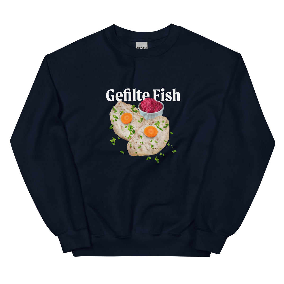 Gefilte Fish Design Sweatshirt - ninanush