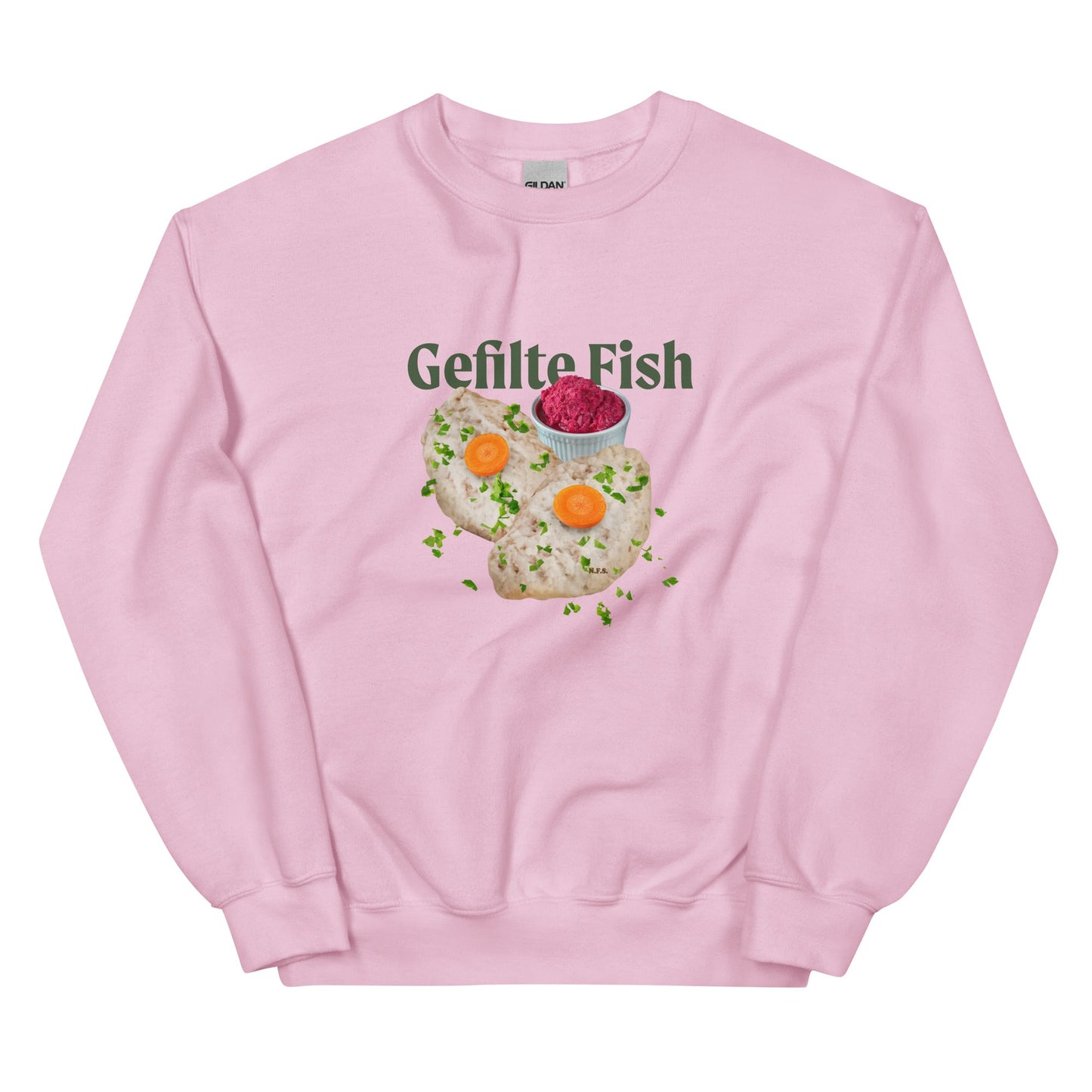Gefilte Fish Design Sweatshirt - ninanush