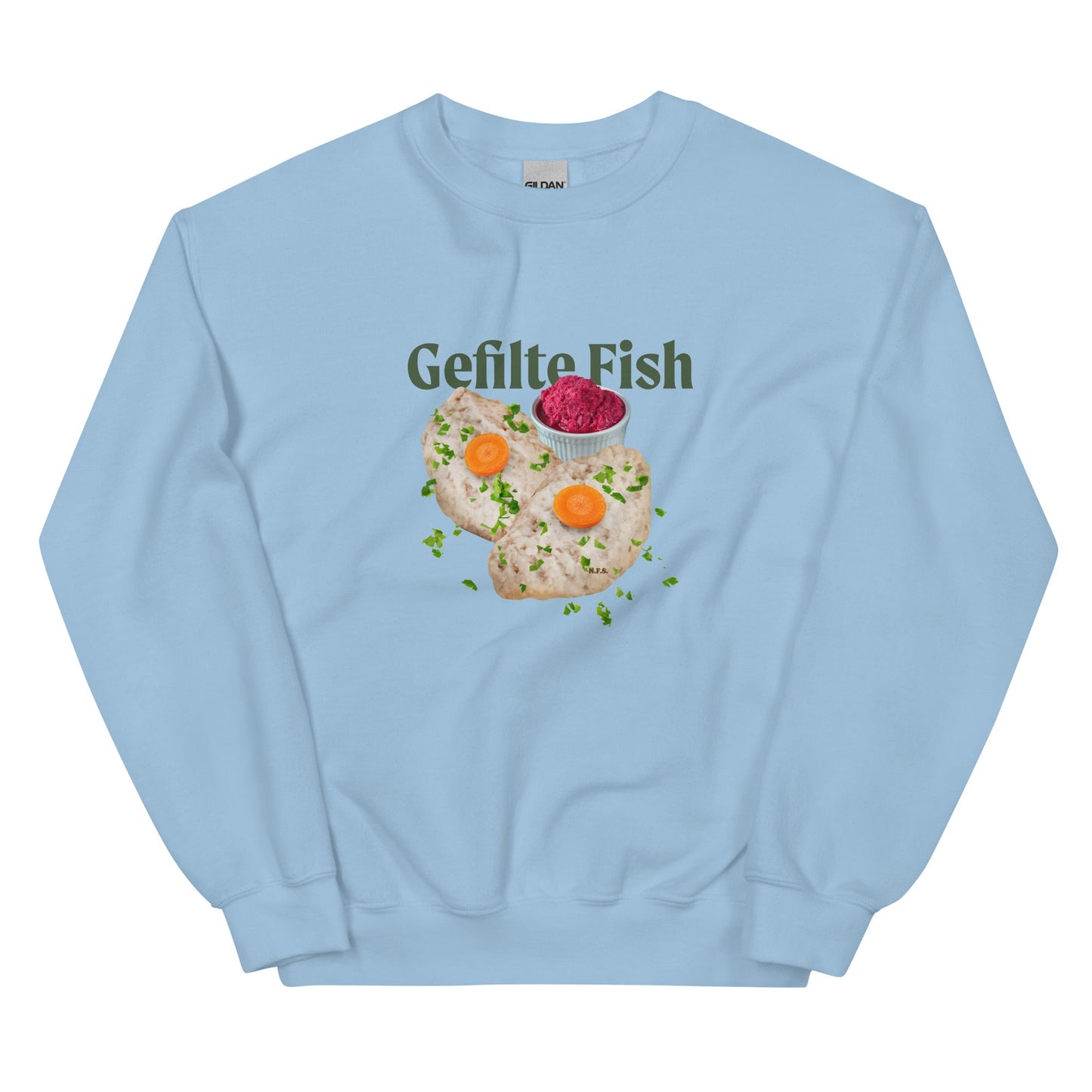 Gefilte Fish Design Sweatshirt - ninanush