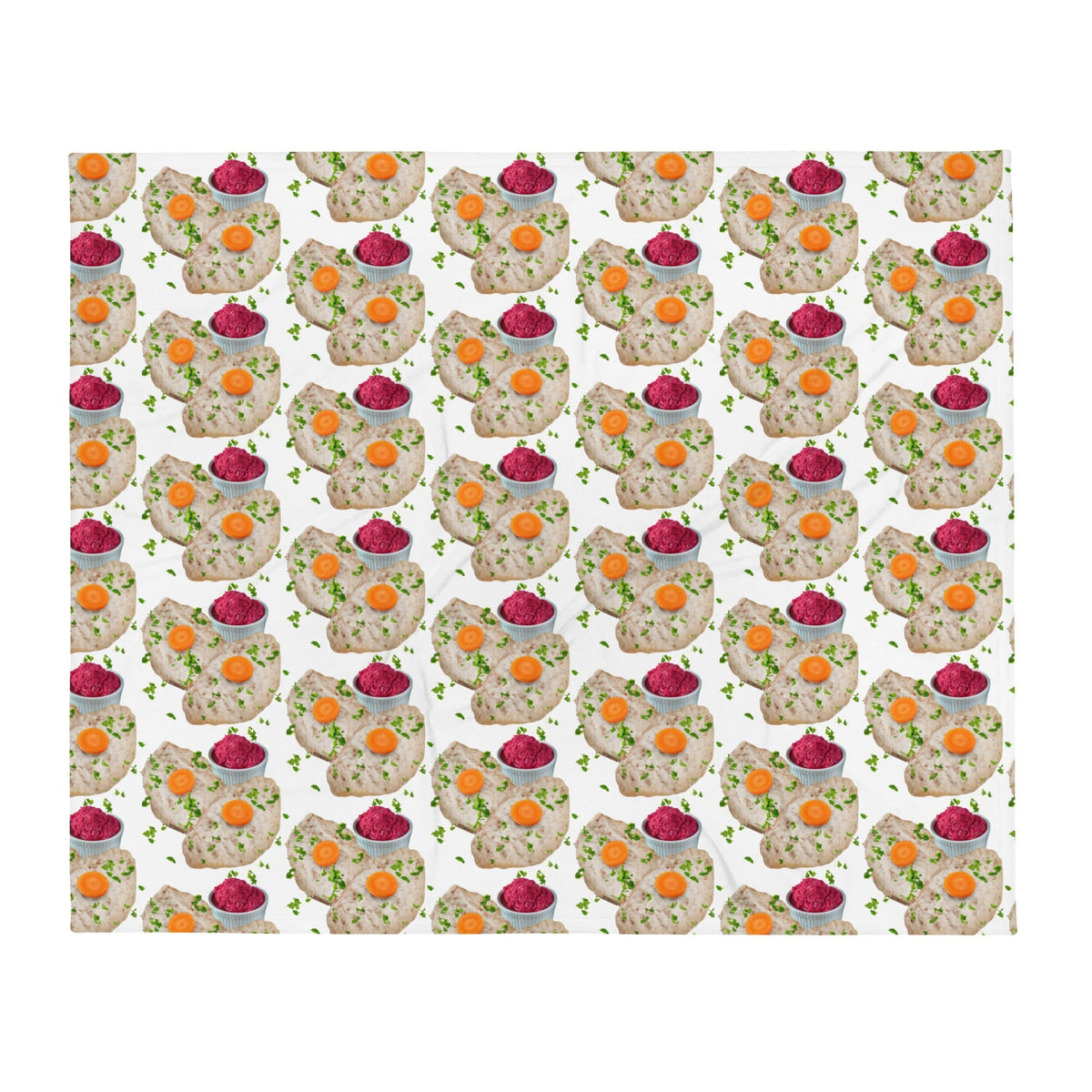 Gefilte Fish Throw Blanket - ninanush