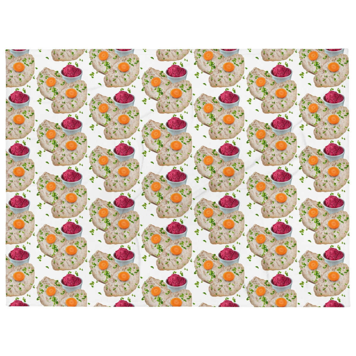 Gefilte Fish Throw Blanket - ninanush