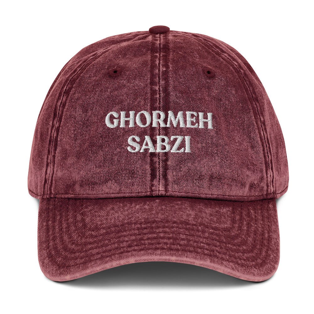 Ghormeh Sabzi Vintage Dad Hat - ninanush