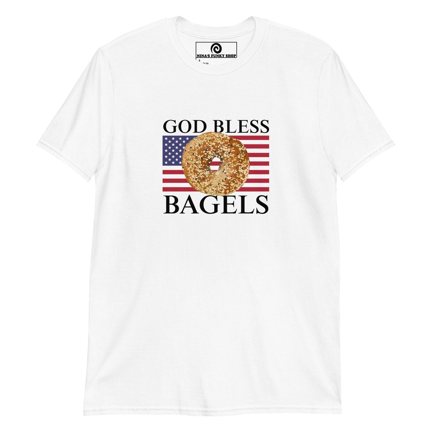 God Bless Bagels T-Shirt - ninanush