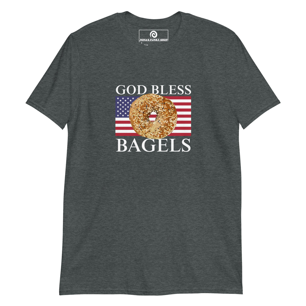 God Bless Bagels T-Shirt - ninanush