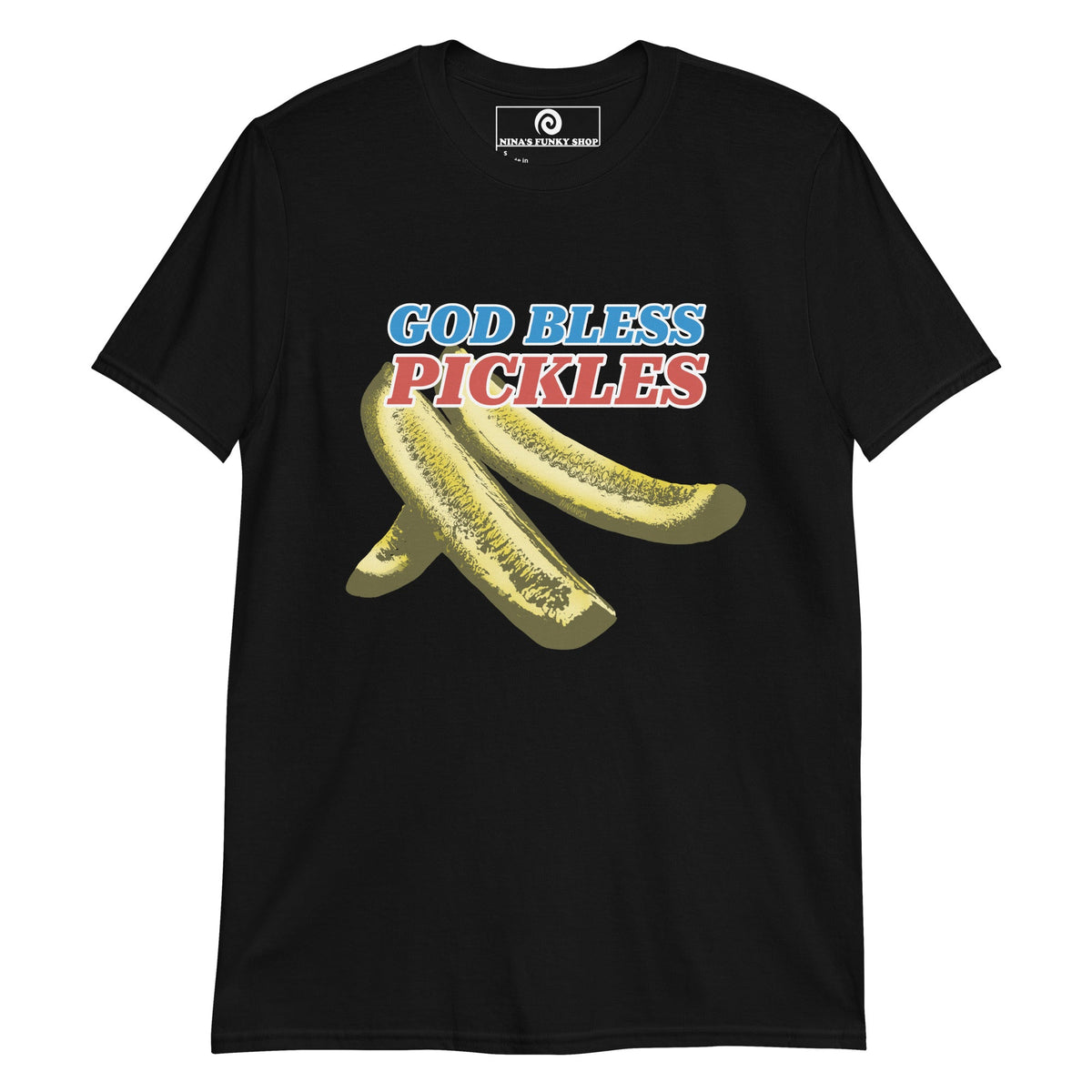 God Bless Pickles T-Shirt - ninanush