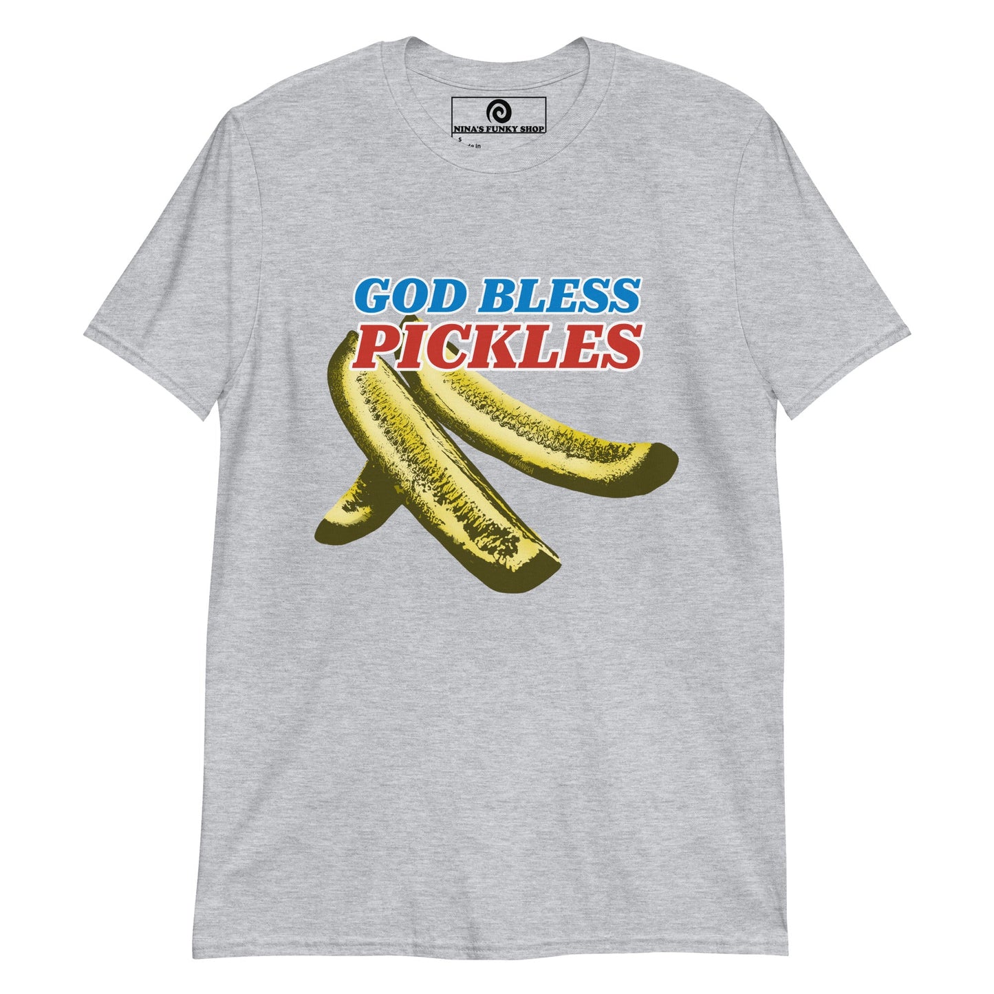 God Bless Pickles T-Shirt - ninanush