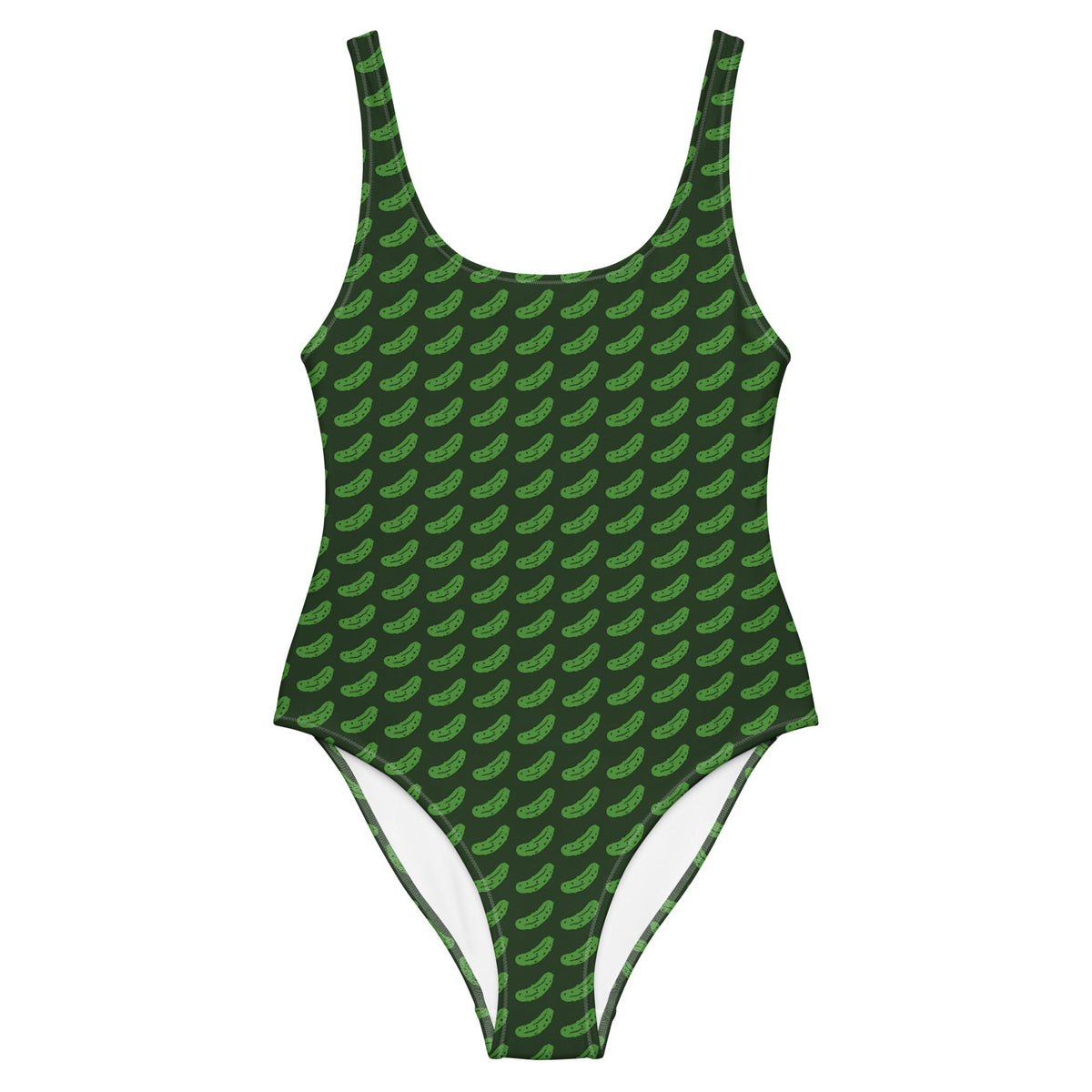 Green Pickles One-Piece Swimsuit - ninanush