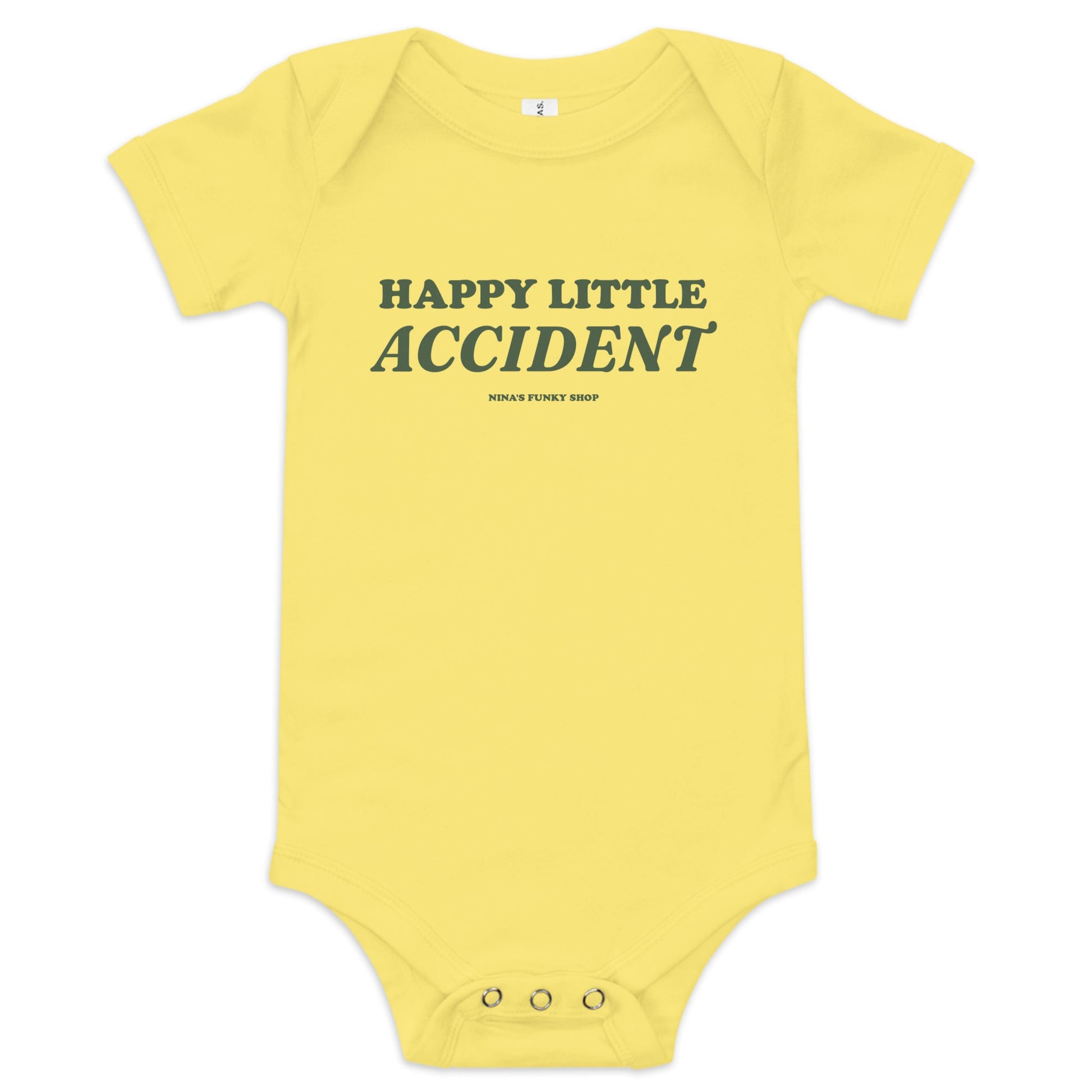 Happy Little Accident Baby Short Sleeve Onesie - ninanush