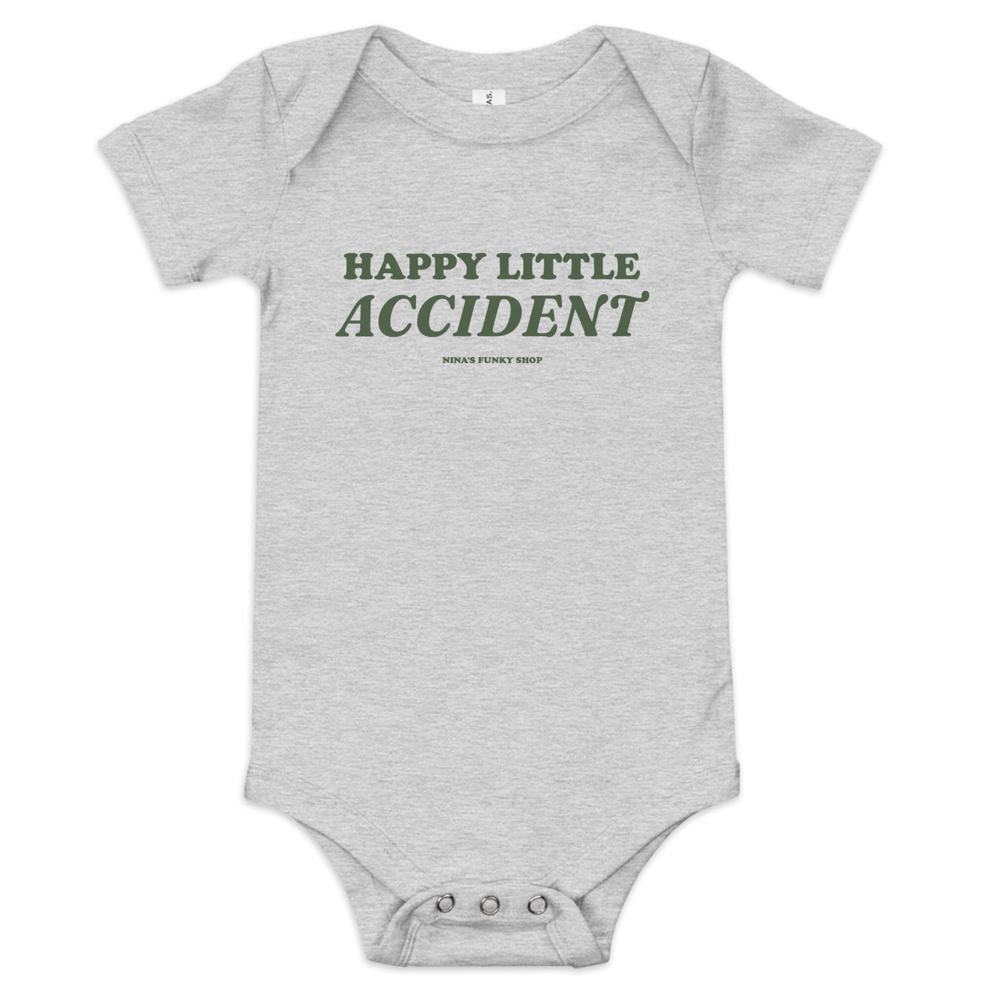 Happy Little Accident Baby Short Sleeve Onesie - ninanush
