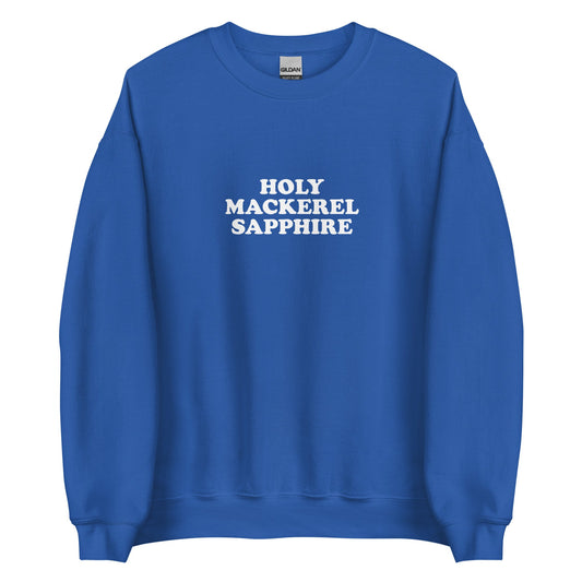 Holy Mackerel Sapphire Sweatshirt - ninanush