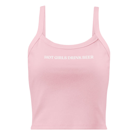 Hot Girls Drink Beer Tank Top - ninanush