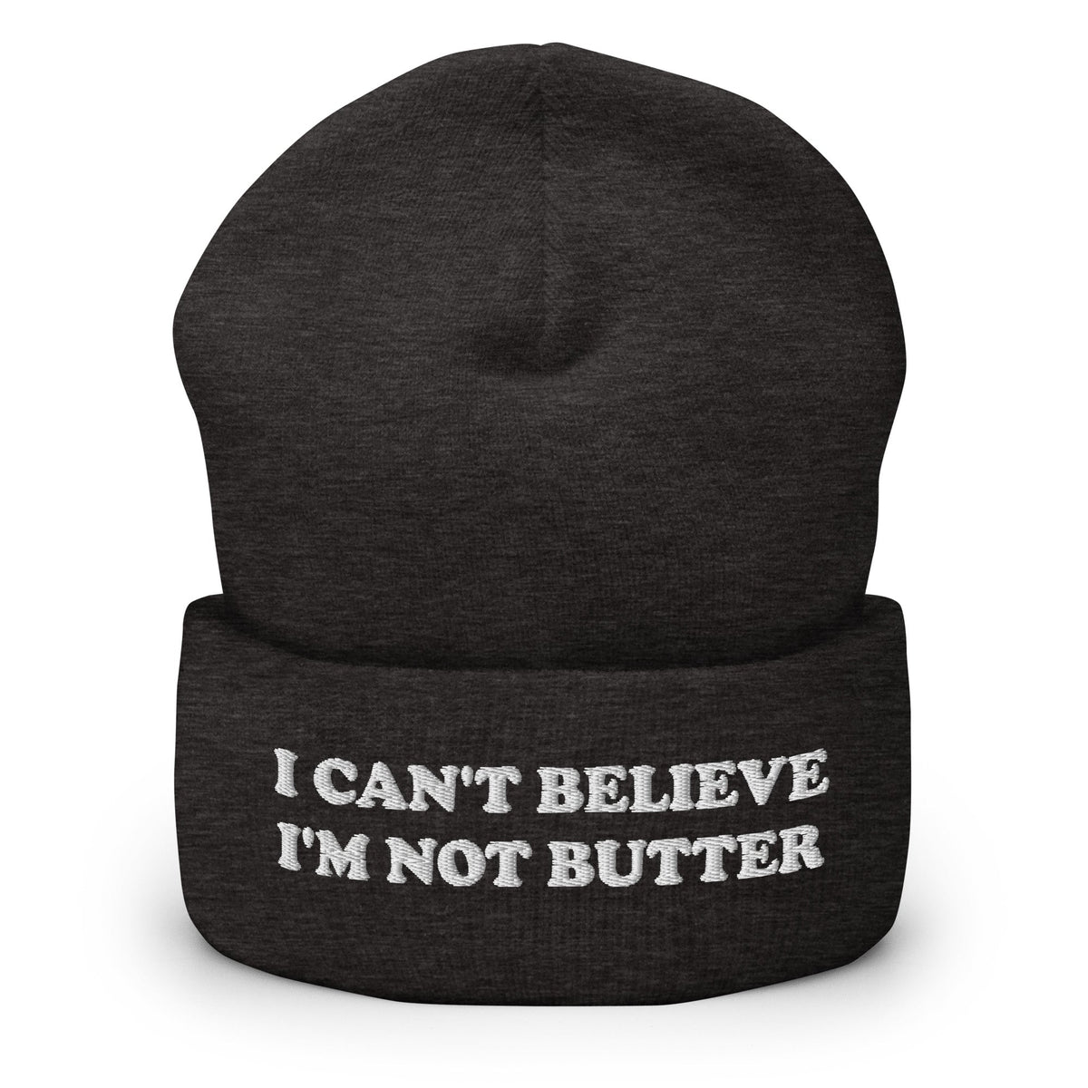 I Can't Believe I'm Not Butter Cuffed Beanie - ninanush