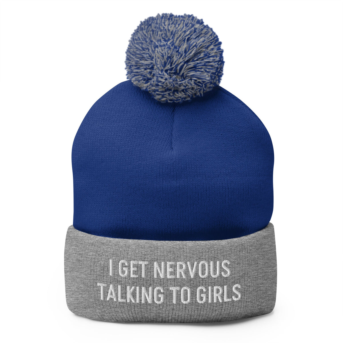 I Get Nervous Talking To Girls Beanie - ninanush