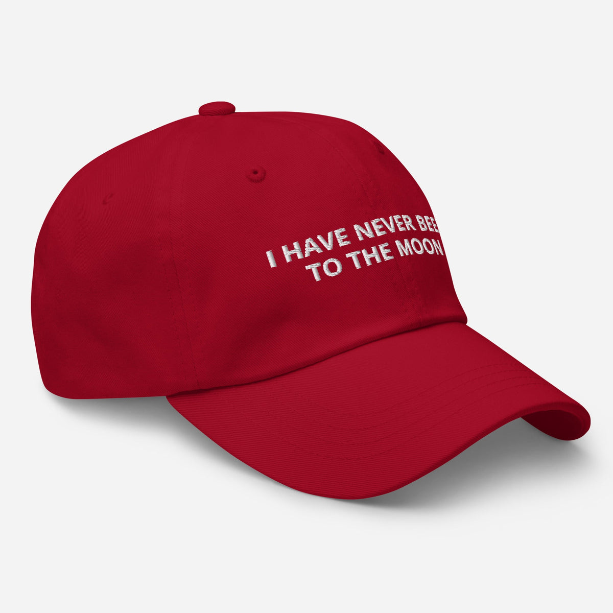 I Have Never Been To The Moon Dad Hat - ninanush