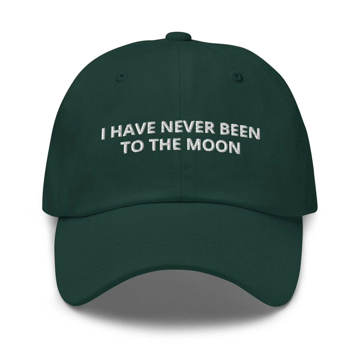I Have Never Been To The Moon Dad Hat - ninanush