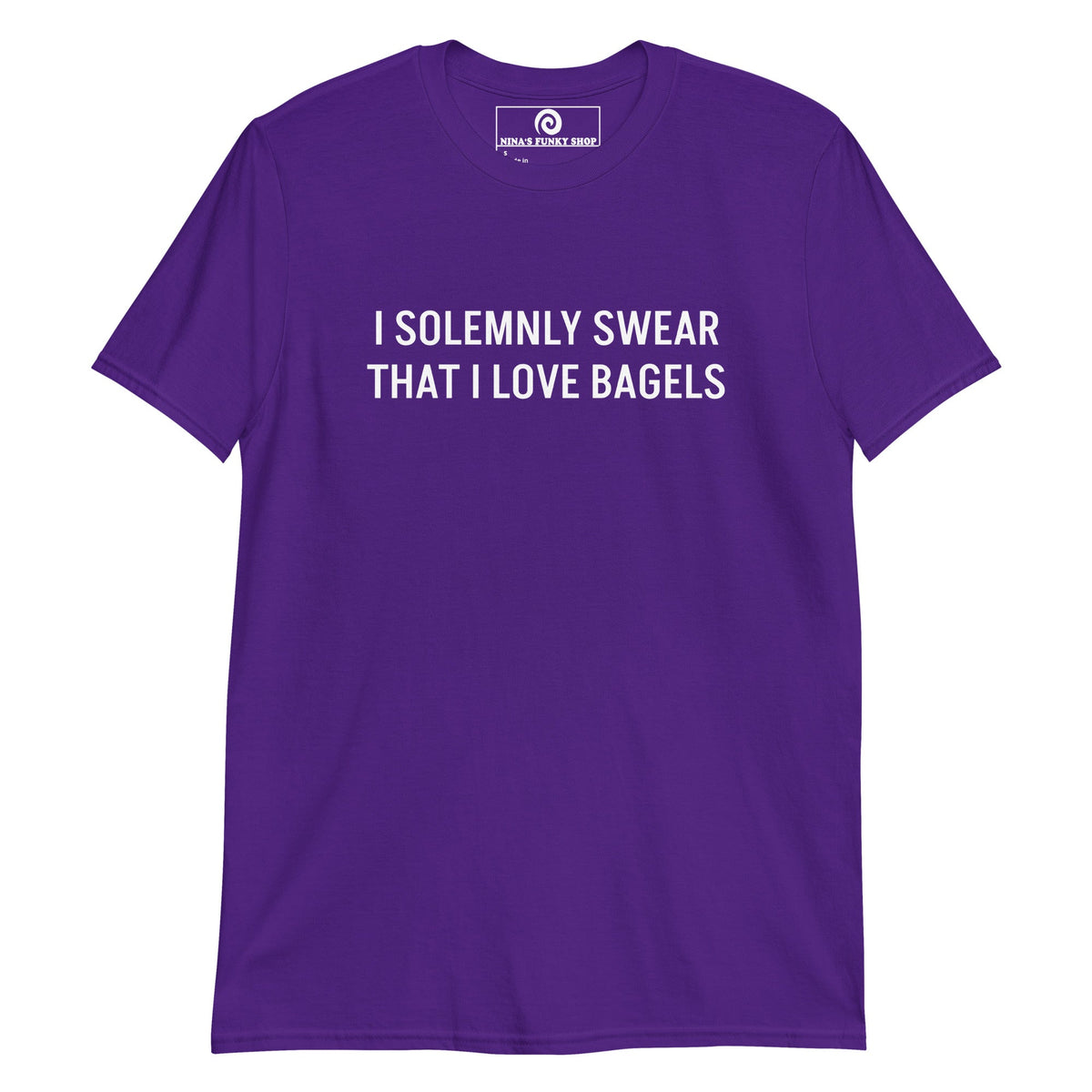 I Solemnly Swear That I Love Bagels T-Shirt - ninanush