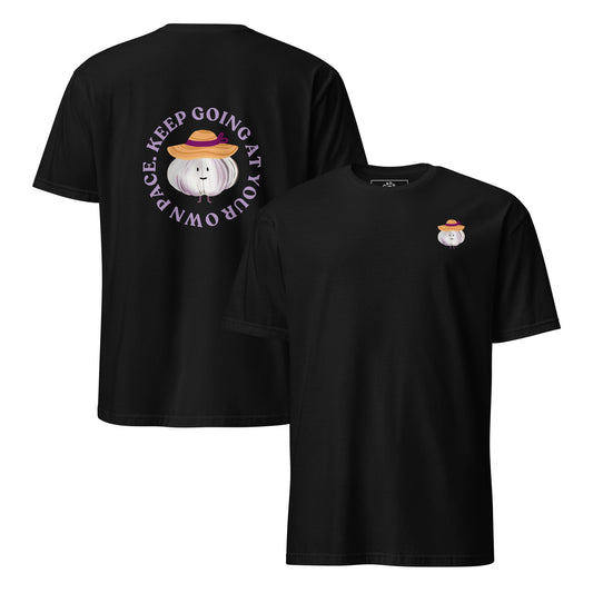 Keep Going At Your Own Pace Garlic T-Shirt - ninanush
