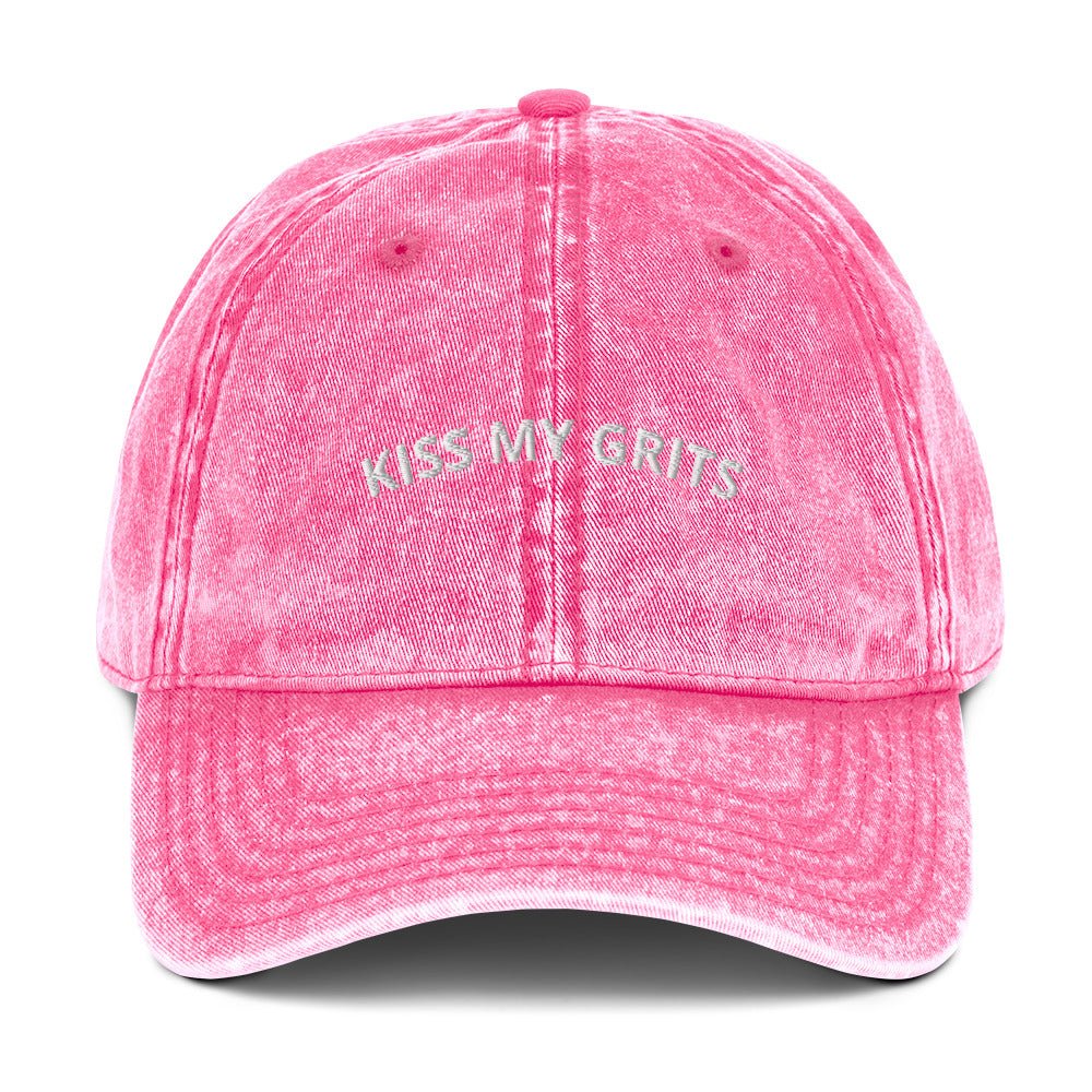 Kiss My Grits Vintage Dad Hat - ninanush