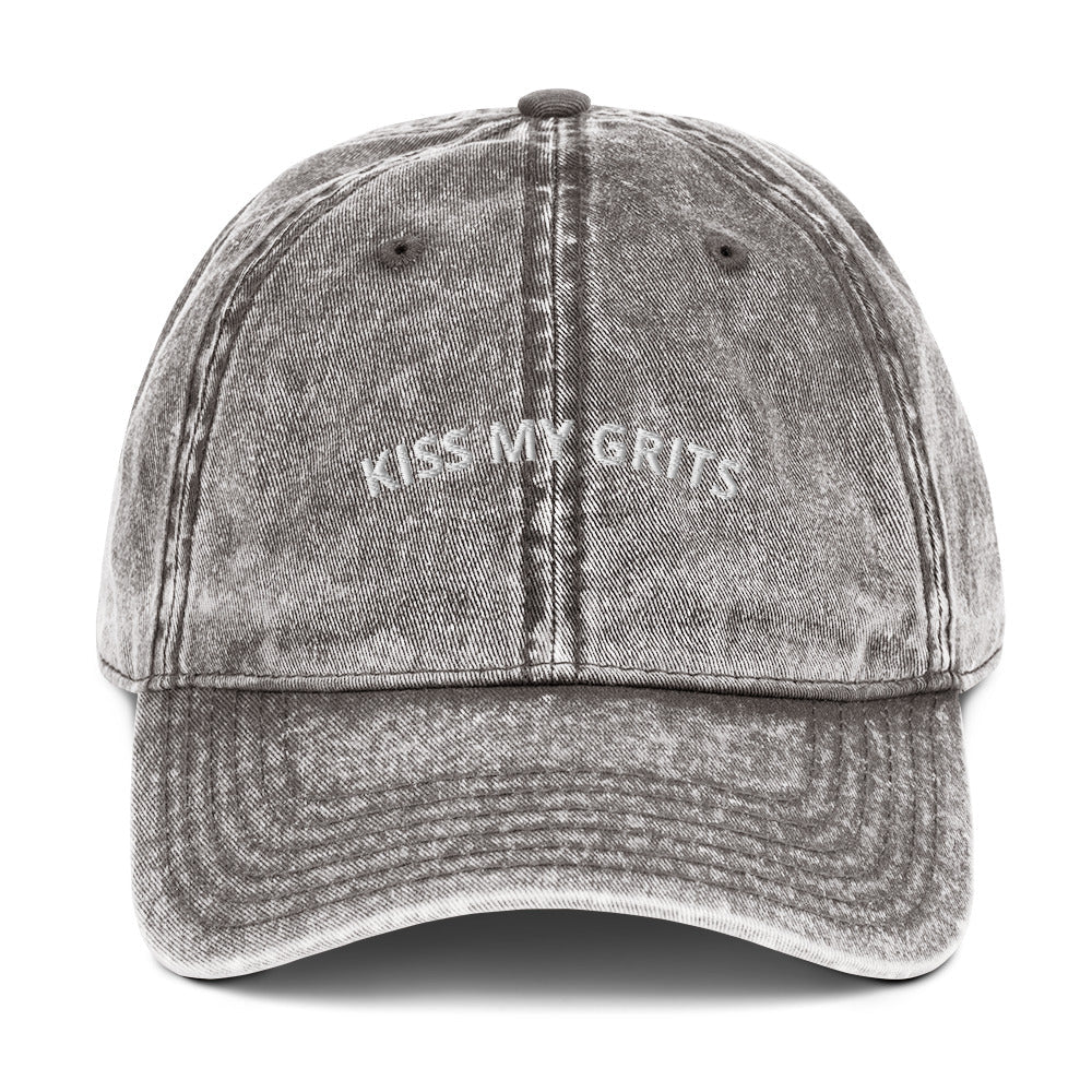 Kiss My Grits Vintage Dad Hat - ninanush