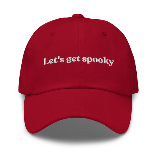 Let's Get Spooky Dad Hat - ninanush
