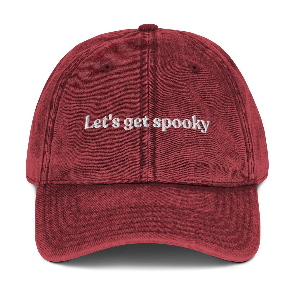 Let's Get Spooky Vintage Dad Hat - ninanush
