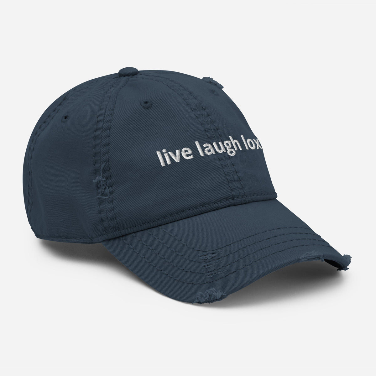 Live Laugh Lox Distressed Dad Hat - ninanush
