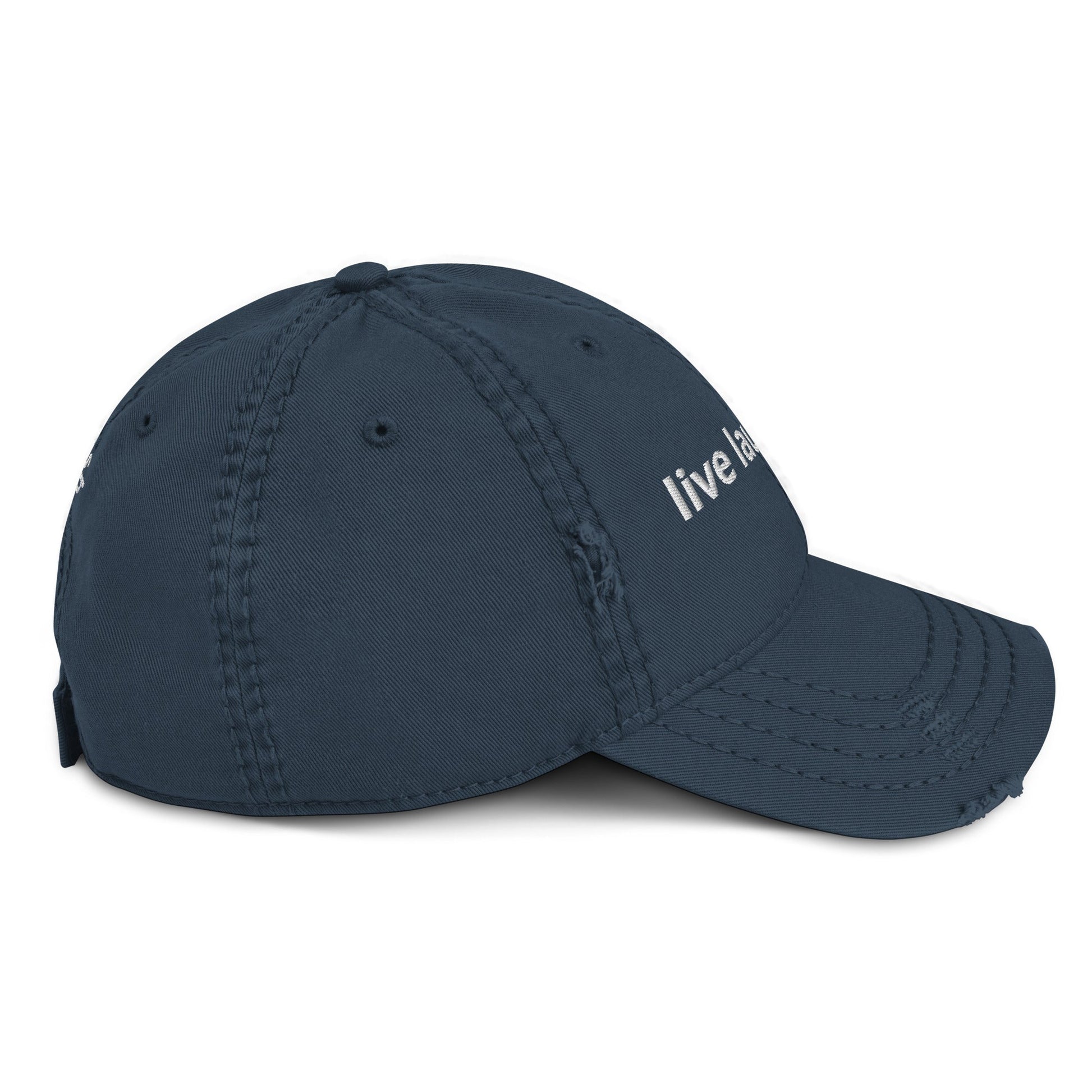 Live Laugh Lox Distressed Dad Hat - ninanush