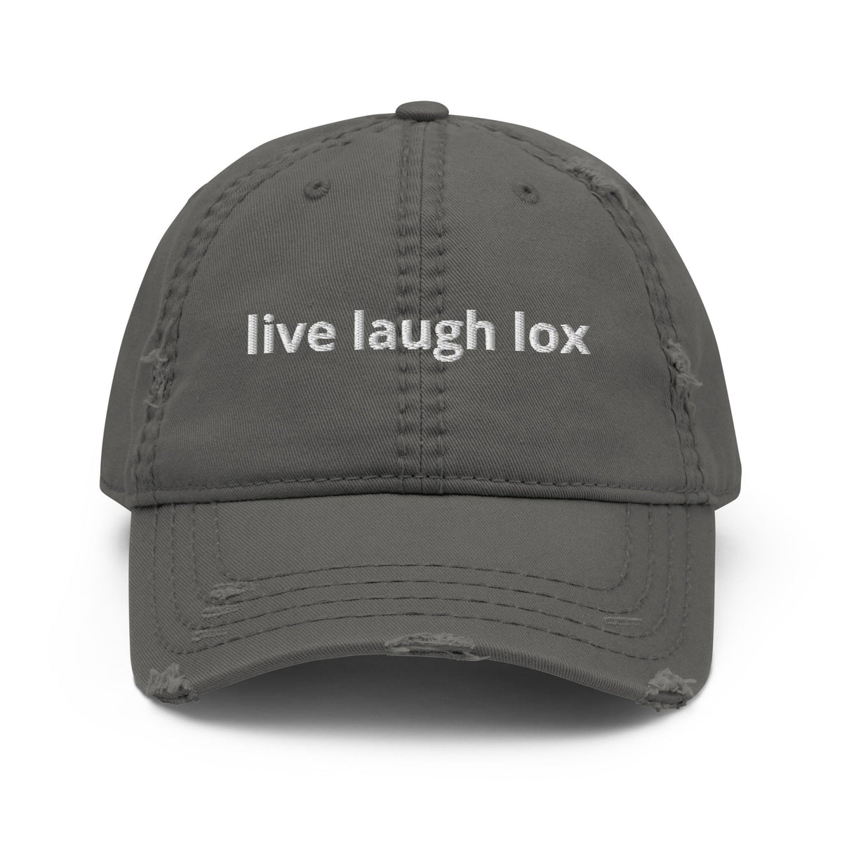 Live Laugh Lox Distressed Dad Hat - ninanush