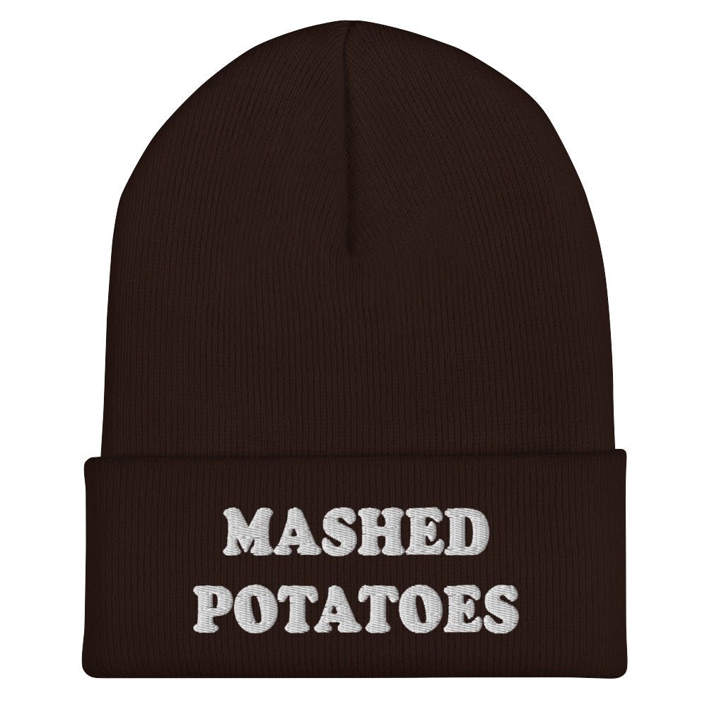 Mashed Potatoes Cuffed Beanie Bold - ninanush