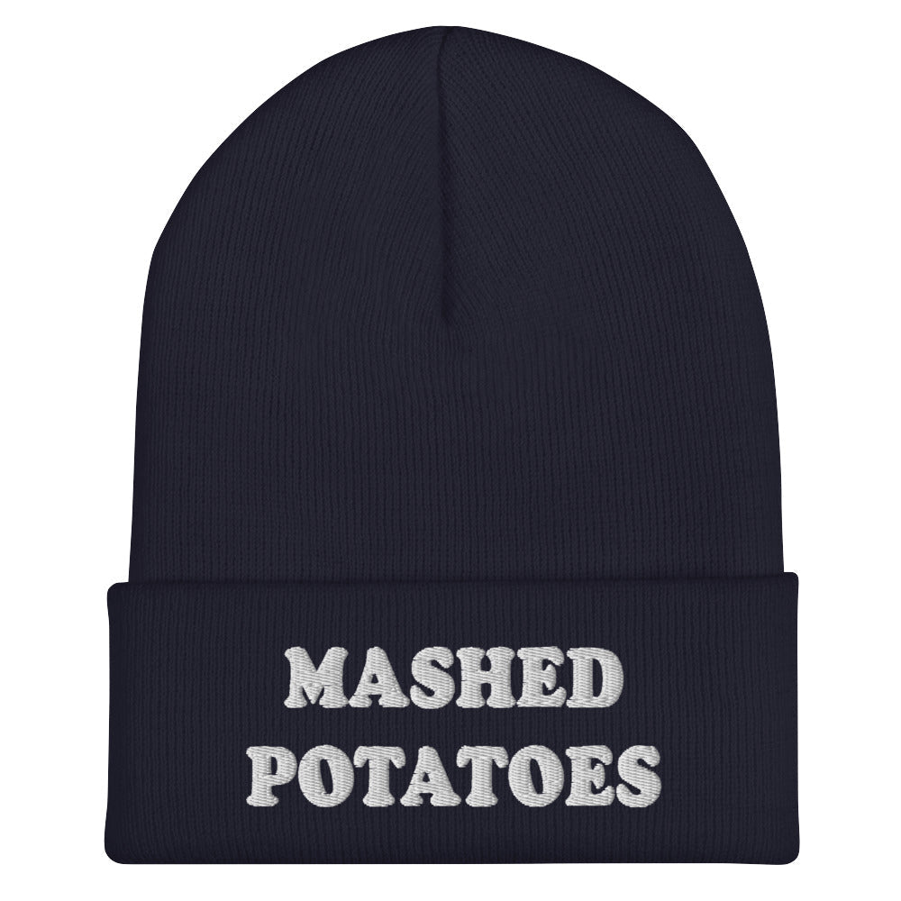 Mashed Potatoes Cuffed Beanie Bold - ninanush