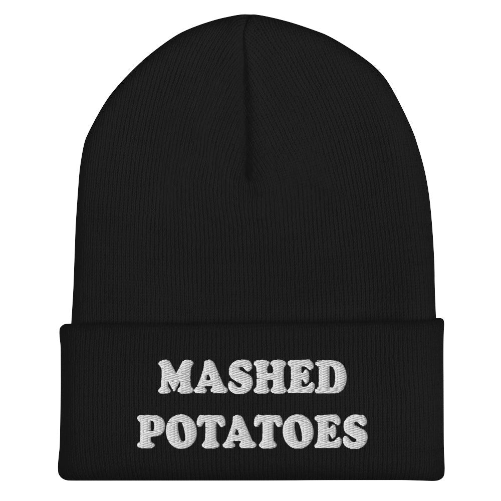 Mashed Potatoes Cuffed Beanie Bold - ninanush