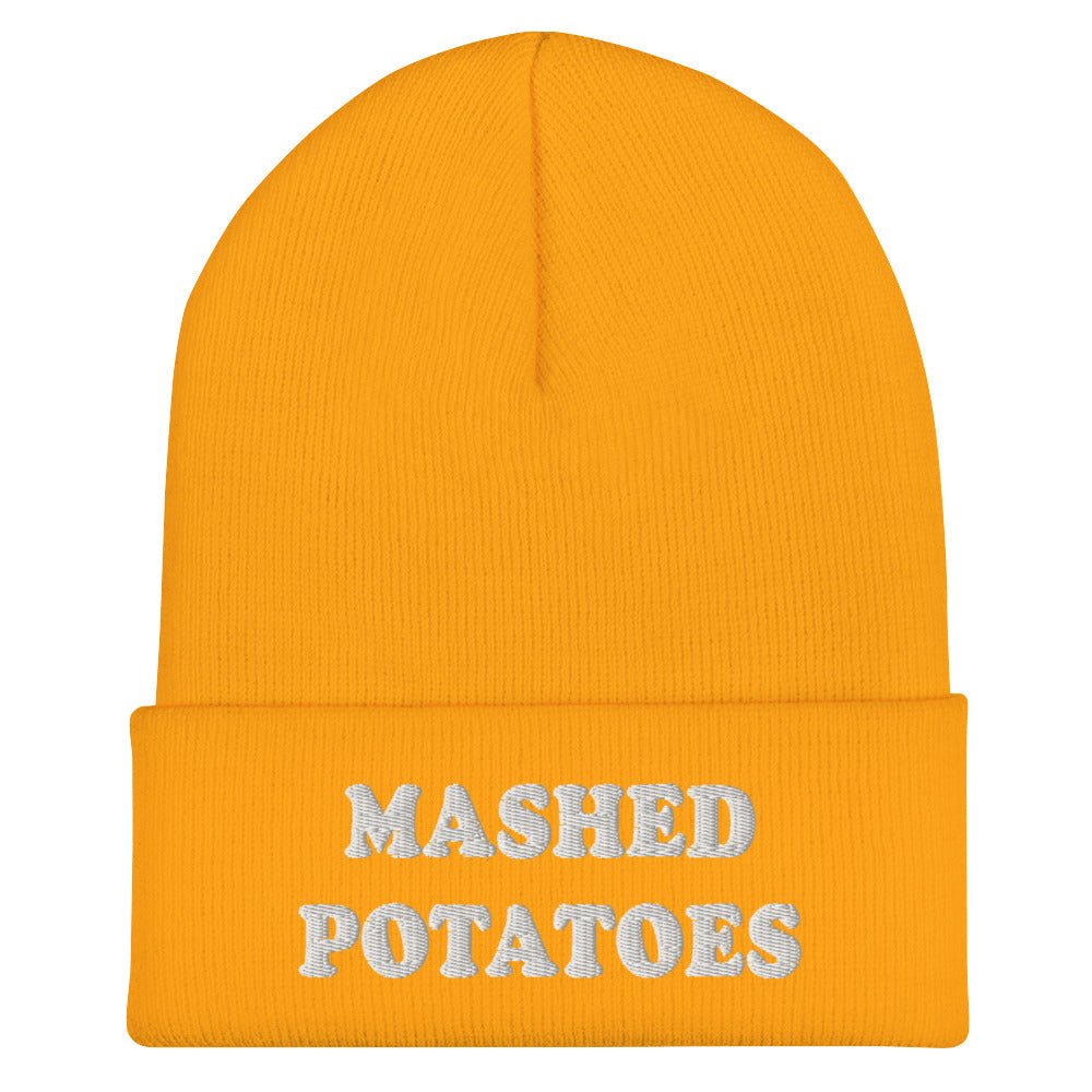 Mashed Potatoes Cuffed Beanie Bold - ninanush