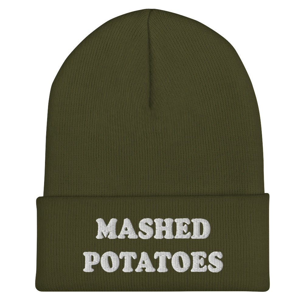 Mashed Potatoes Cuffed Beanie Bold - ninanush