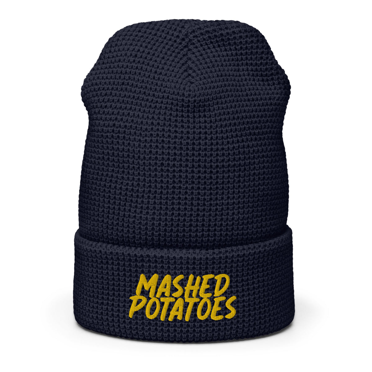 Mashed Potatoes Waffle Beanie - ninanush